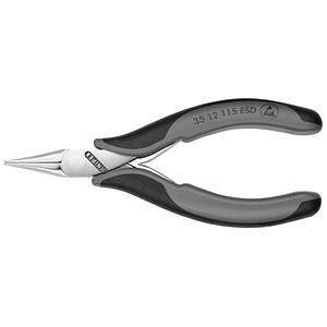 KNIPEX Flachrundzange ESD 35 12 115 ESD 11,5 cm