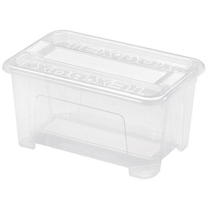 TEX Aufbewahrungsbox transparent 28,0 x 18,5 x 14,0 cm, 1 St.
