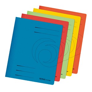 herlitz Schnellhefter easy orga Karton farbsortiert DIN A4, 5 St.