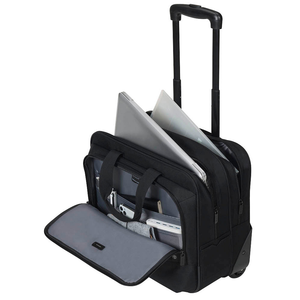 DICOTA Laptop-Trolley Eco Top Traveller 42,0 x ++ BASE x Kunstfaser büroplus 22,0 39,0 schwarz cm