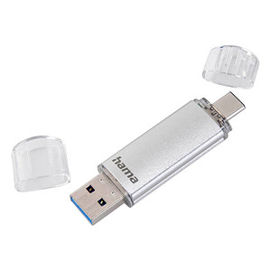 hama USB-Stick C-Laeta silber 64 GB