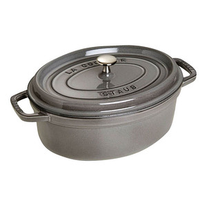 staub Bräter grau 5,5 l