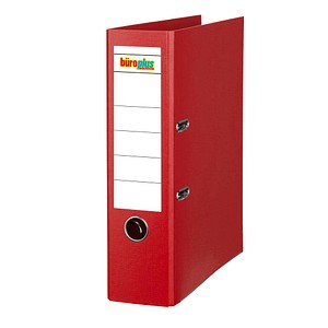 büroplus Ordner rot Kunststoff 8,0 cm DIN A4, 1 St.