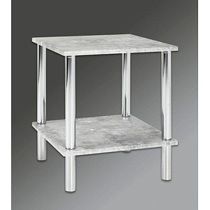 HAKU Möbel Beistelltisch Betonoptik 39,0 x 39,0 x 47,0 cm