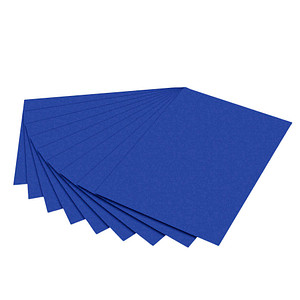 folia Tonpapier blau 130 g/qm 50 St.
