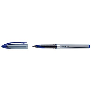 uni-ball Air Tintenroller silber 0,35 - 0,6 mm, Schreibfarbe: blau, 1 St.