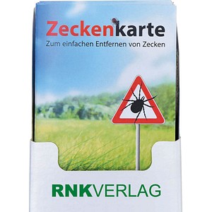 RNK-Verlag Zeckenkarte mit Lupe, 1 St.