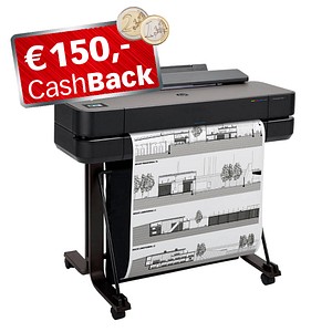 AKTION: HP DesignJet T650 610 mm (24 Zoll) 2025 Edition Plotter mit CashBack