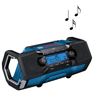 BOSCH Professional GPB 18V-2 SC Baustellenradio blau, schwarz