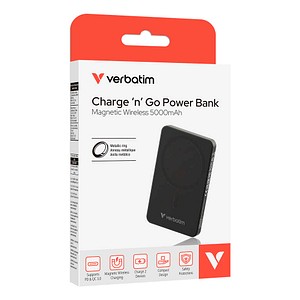 verbatim Charge 'n' Go Essentials Powerbank 5.000 mAh schwarz