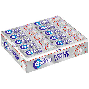 Extra® PROFESSIONAL WHITE Kaugummis 30 Pack à 10 Stück