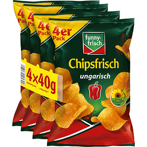 funny-frisch Chipsfrisch ungarisch Chips 4x 40,0 g