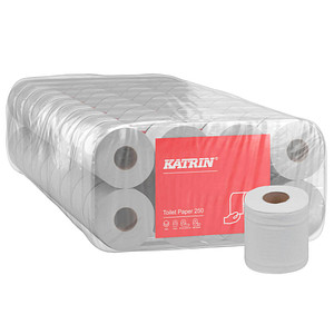 KATRIN Toilettenpapier 250 3-lagig Recyclingpapier, 72 Rollen