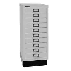 BISLEY MultiDrawer™ L2910S Schubladenschrank lichtgrau 10 Schubladen 27,8 x 38,0 x 67,0 cm