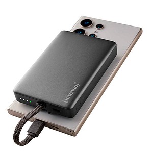 Intenso MC10000 Powerbank 10.000 mAh grau, schwarz