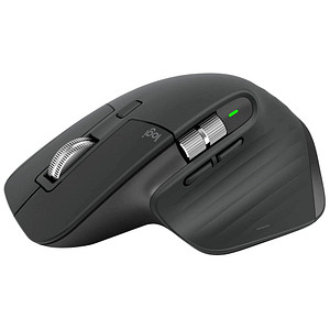 Logitech MX Master 3S for Business Maus ergonomisch kabellos graphit