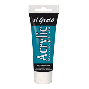 KREUL el Greco Acrylfarbe türkisblau 75,0 ml