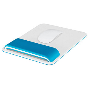 LEITZ Mousepad mit Handgelenkauflage Ergo WOW weiß, blau