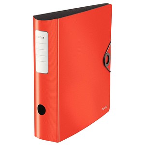 LEITZ Ordner hellrot Kunststoff 8,2 cm DIN A4 LEITZ Ordner hellrot Kunststoff 8,2 cm DIN A4