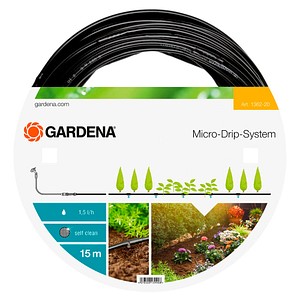 GARDENA Tropfschlauch Micro-Drip-System oberirdisch 4,6 mm (3/16 Zoll) 15,0 m