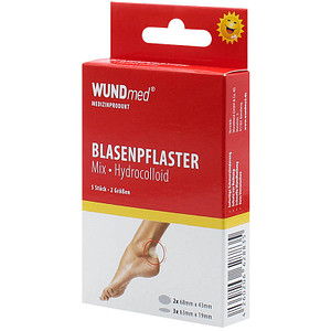 WUNDmed® Blasenpflaster Mix transparent, 5 St.