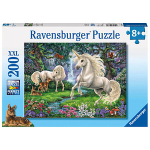 Ravensburger Geheimnisvolle Einhörner XXL Puzzle, 200 Teile