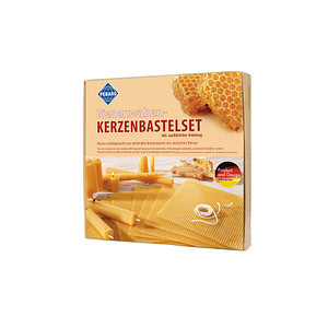 PEBARO Bastelset Kerzen aus Bienenwaben gelb