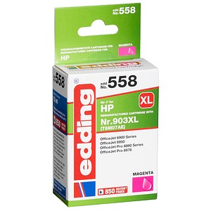edding EDD-558 magenta Tintenpatrone ersetzt HP 903XL (T6M07AE) edding EDD-558 magenta Tintenpatrone ersetzt HP 903XL (T6M07AE)