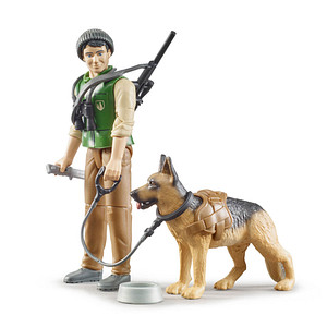 bruder bworld 62660 Förster mit Hund Spielfiguren-Set