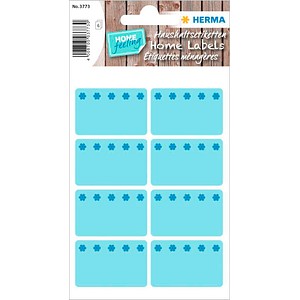 HERMA Eiskristalle Tiefkühletiketten blau 40,0 x 26,0 mm, 6 Blatt