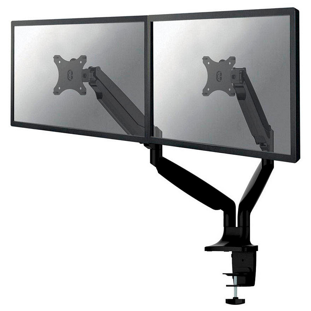Fellowes Monitor-Halterung Platinum Series 8042601 schwarz für 3 Monitore,  Tischklemme, Tischbohrung ++ büroplus