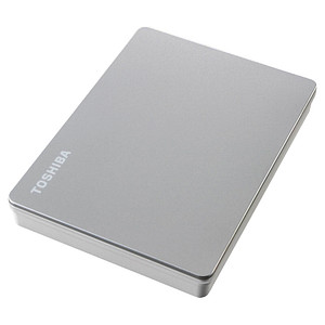 TOSHIBA Canvio Flex (für Windows und Mac) 4 TB externe HDD-Festplatte silber