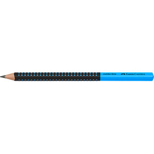FABER-CASTELL Bleistift HB schwarz/blau, 1 St.