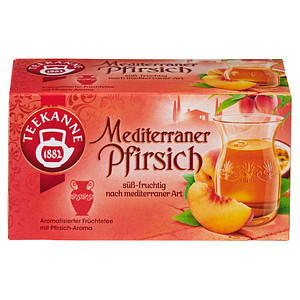 TEEKANNE Mediterraner Pfirsich Tee 20 Portionen