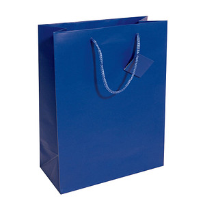 SIGEL Geschenktüten blau 26,0 x 33,0 cm, 5 St.