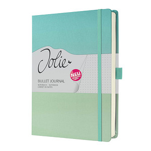 SIGEL Notizbuch JOLIE Bullet ca. DIN A5 punktkariert, türkis/mintgrün Hardcover 200 Seiten, 1 St.
