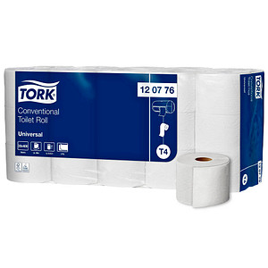 TORK Toilettenpapier T4 Universal 2-lagig Recyclingpapier, 30 Rollen