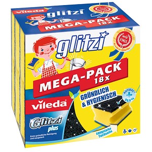 vileda Glitzi plus MEGA-PACK 18x Topfreiniger 18 St.