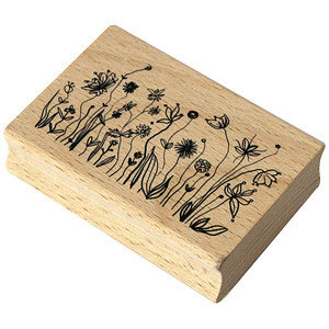 artoz Motivstempel Blumenwiese 6,0 x 4,0 cm