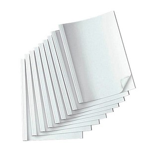 LMG Thermo-Bindemappen-Set weiß Karton für 5 - 15/ 15 - 20/ 20 - 30/ 30 - 40 Blatt, 80 St.