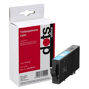 dots cyan Tintenpatrone ersetzt HP 903XL (T6M03AE) dots cyan Tintenpatrone ersetzt HP 903XL (T6M03AE)