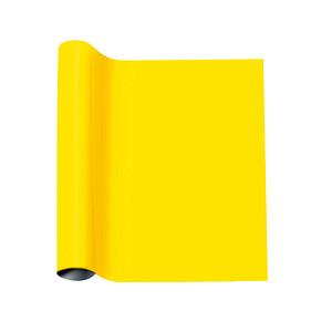 plottiX PremiumFlock Aufbügelfolie gelb Flock-Folie 32,0 x 50,0 cm,  1 Rolle