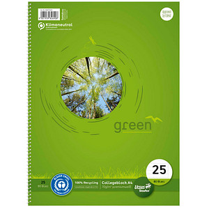 Staufen® Collegeblock green Lineatur 25 liniert DIN A4 Außenrand