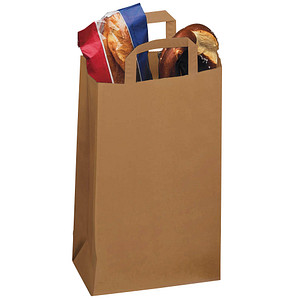 VP Papier-Tragetaschen Topcraft braun 22,0 x 36,0 cm, 250 St.