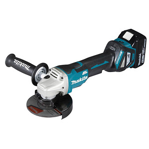 makita DGA515RTJ Akku-Winkelschleifer 18,0 V, mit 2 Akkus