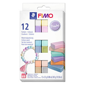 STAEDTLER Modelliermasse FIMO® soft Pastel mehrfarbig