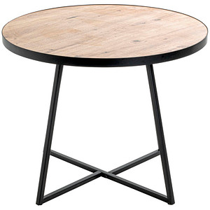 HAKU Möbel Beistelltisch Holz 60,0 cm 60,0 x bergen-eiche x büroplus 48,0 