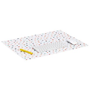 Zeller Schreibtischunterlage Dots bunt Kunststoff 60,0 x 45,0 cm, 1 St.