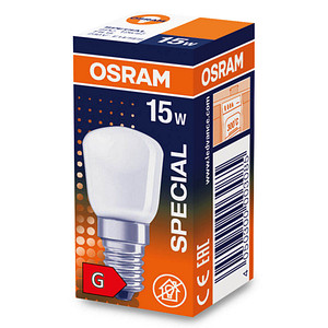 OSRAM Backofenlampe SPECIAL OVEN T E14 15 W matt