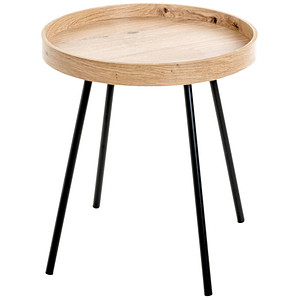 HAKU Möbel Beistelltisch Holz eiche 40,0 x 40,0 x 45,0 cm ++ büroplus